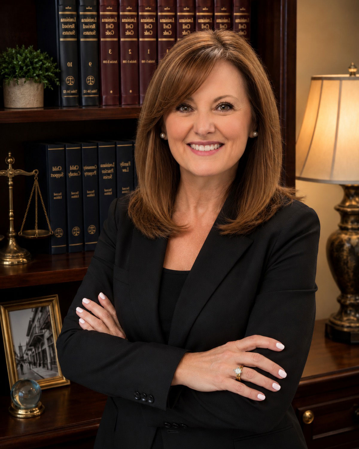 Helen Popich Harris, Family Law Specialist in her Lafayette office